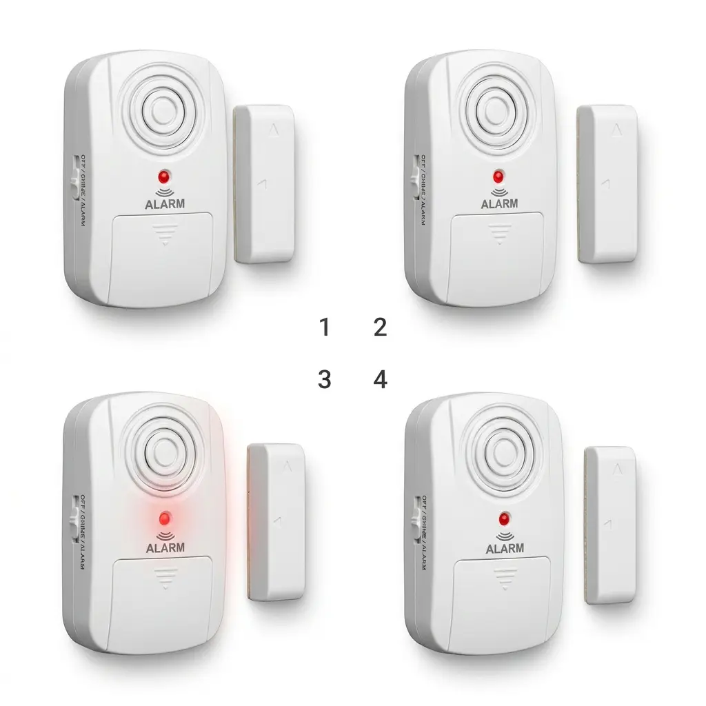 Alarme Porte Autonome Lot de 4