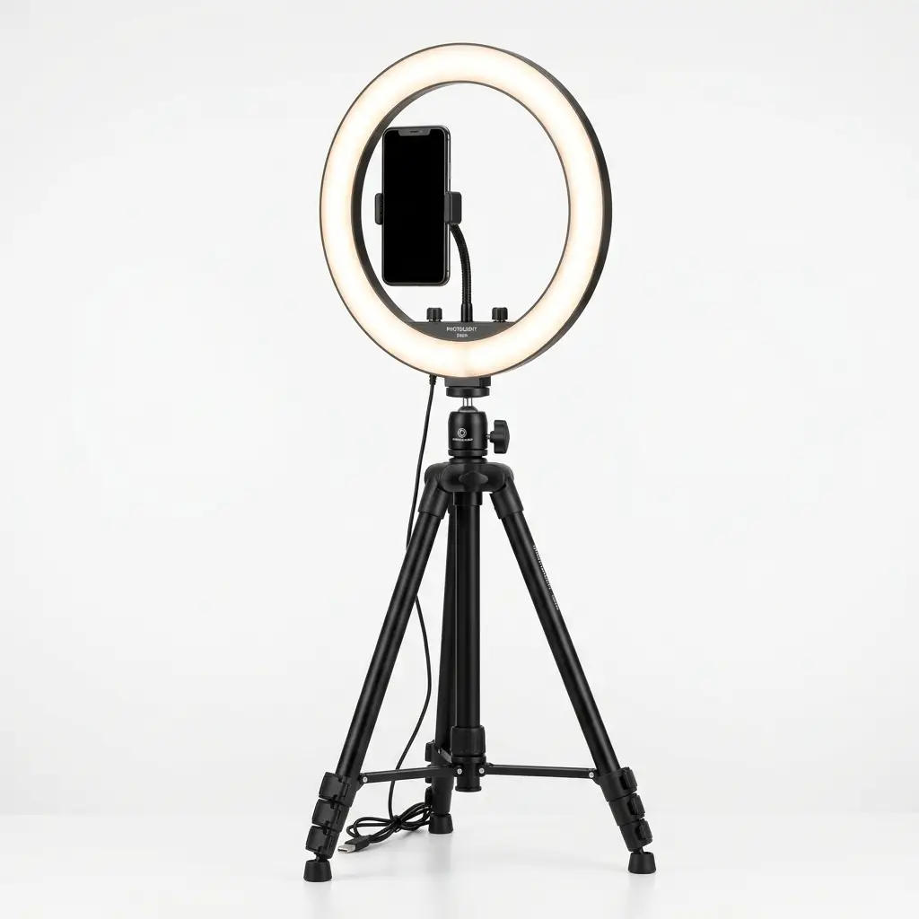 Anneau Lumineux Selfie 26cm Trépied