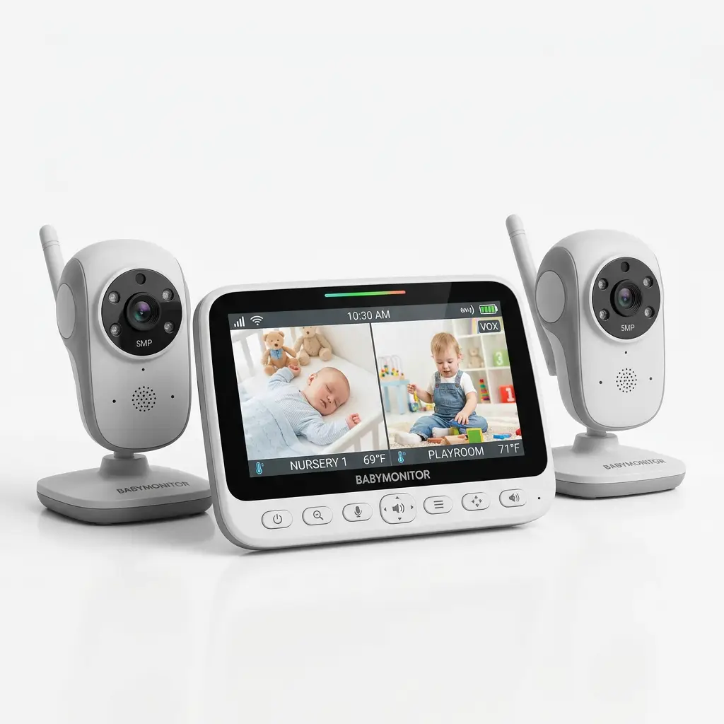 Babyphone Vidéo Double Caméra