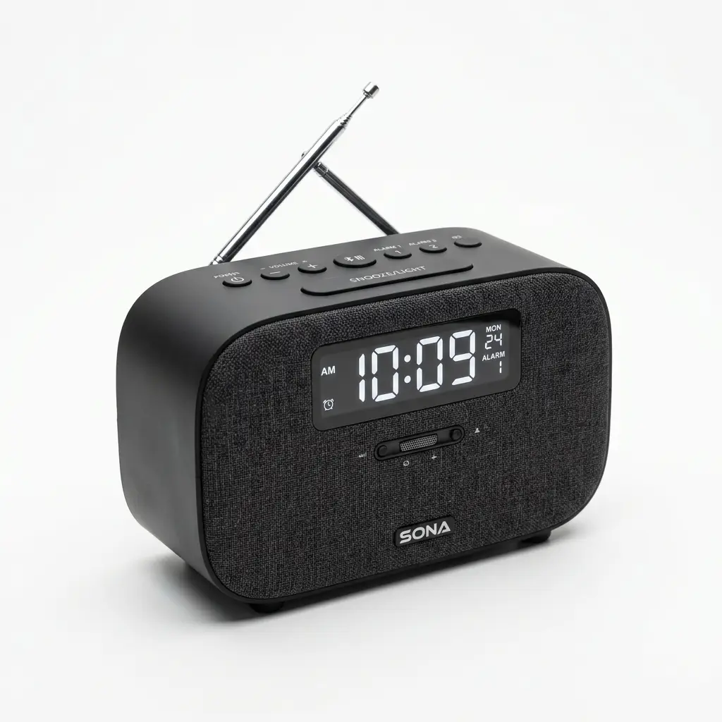 Enceinte Bluetooth Réveil Radio