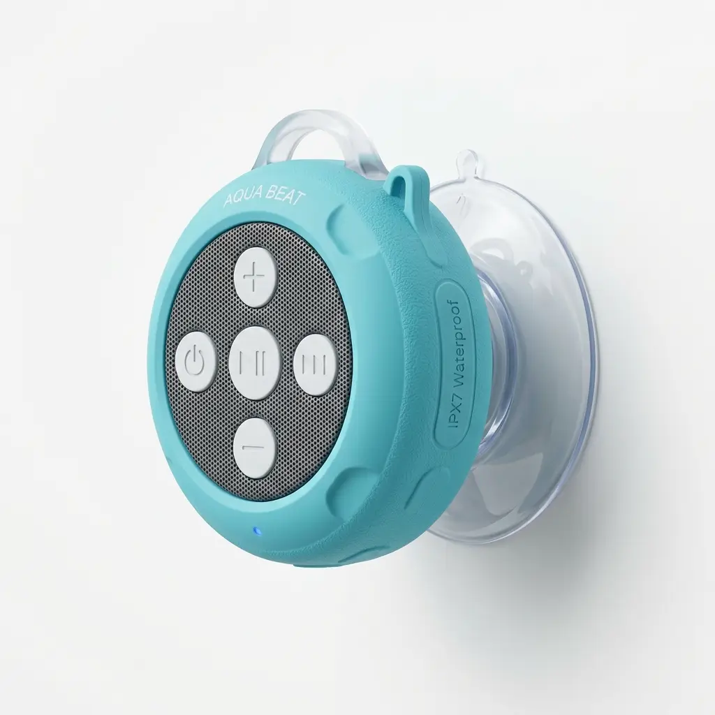 Enceinte Douche Bluetooth Ventouse