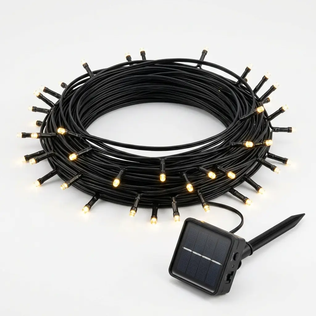 Guirlande LED Solaire Extérieure 15m