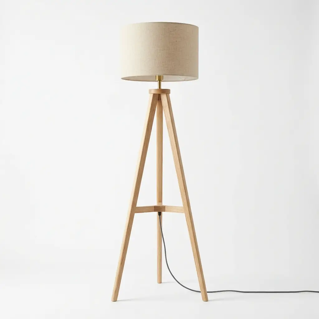Lampadaire Trépied Scandinave