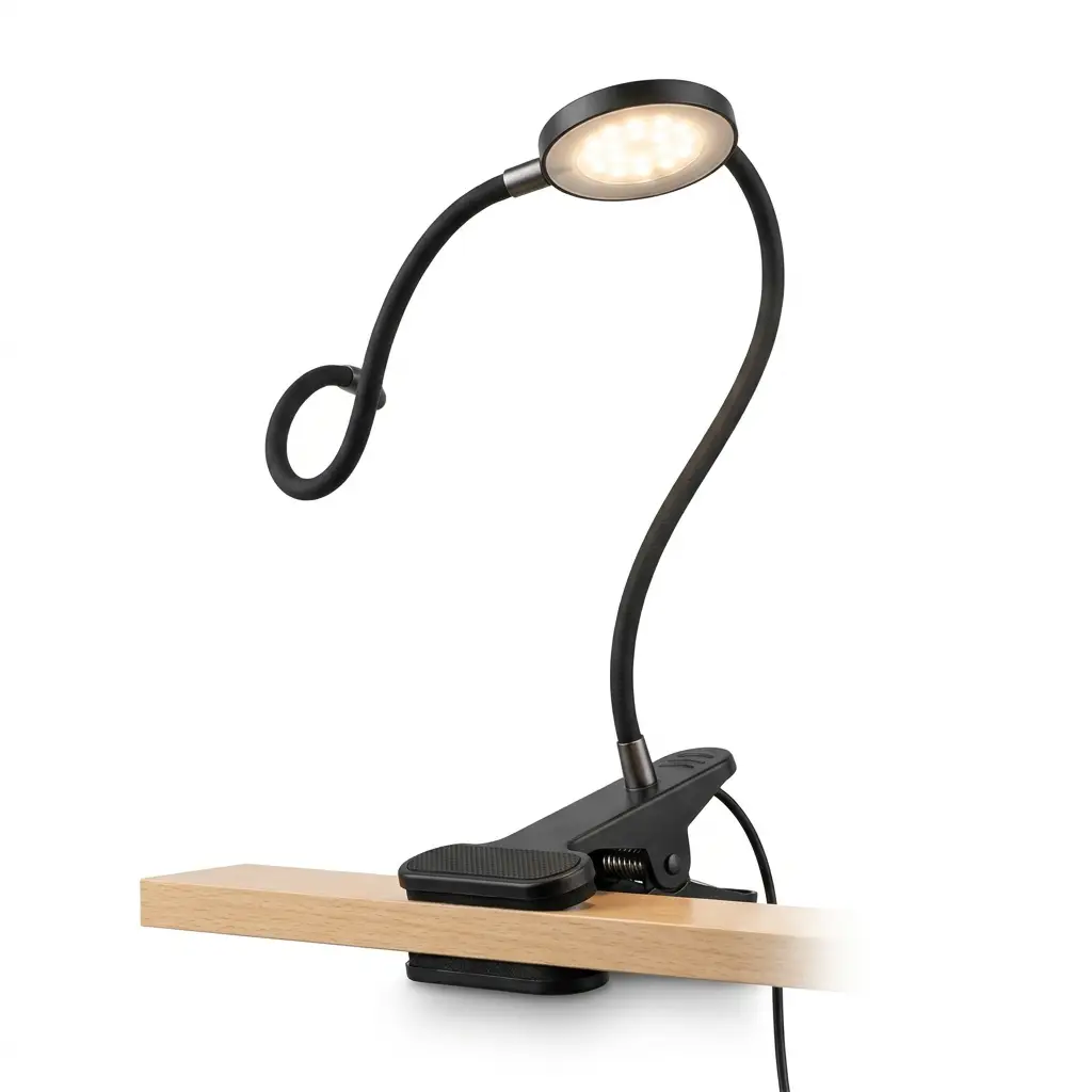 Lampe Bureau Pince LED Flexible