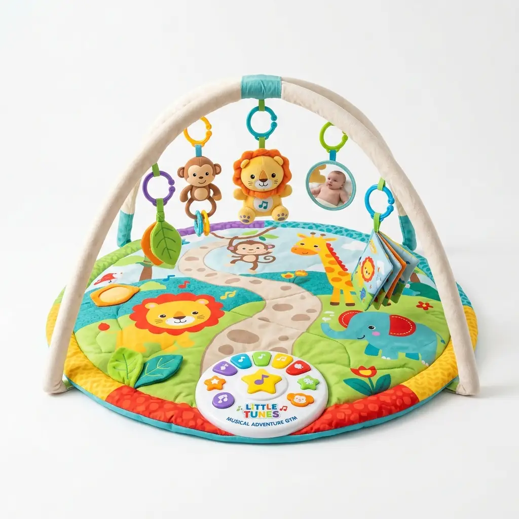 Tapis d'Éveil Musical Arches Amovibles