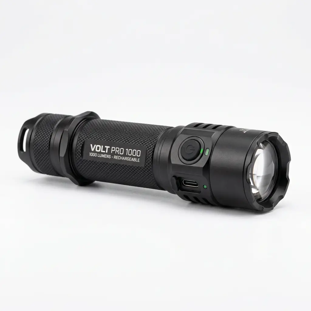 Torche LED Rechargeable 1000 Lumens