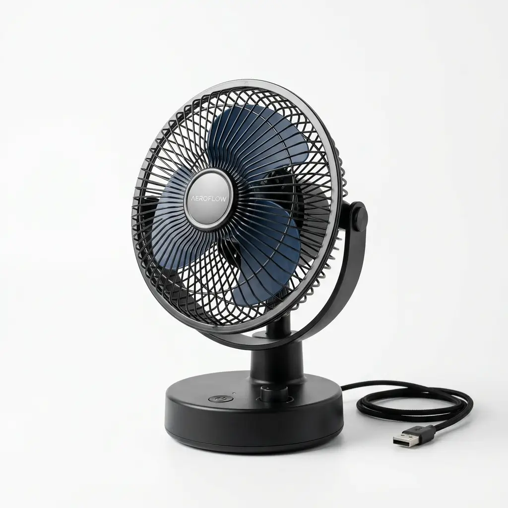 Ventilateur Bureau USB Réglable